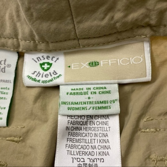 Exofficio • NWT Khaki BugsAway Sol Cool Ampario Shorts - Picture 8 of 9